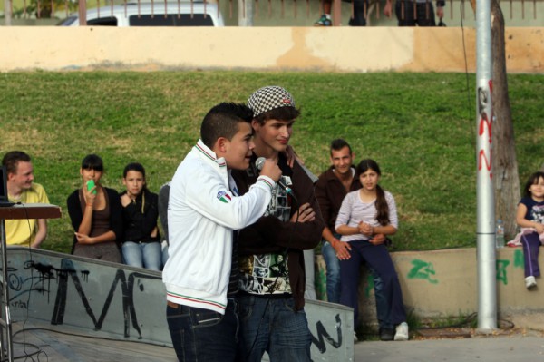  150 jóvenes rapean en Las Nieves 