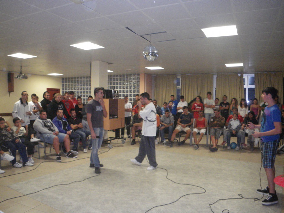 Batalla de rap para los jóvenes
