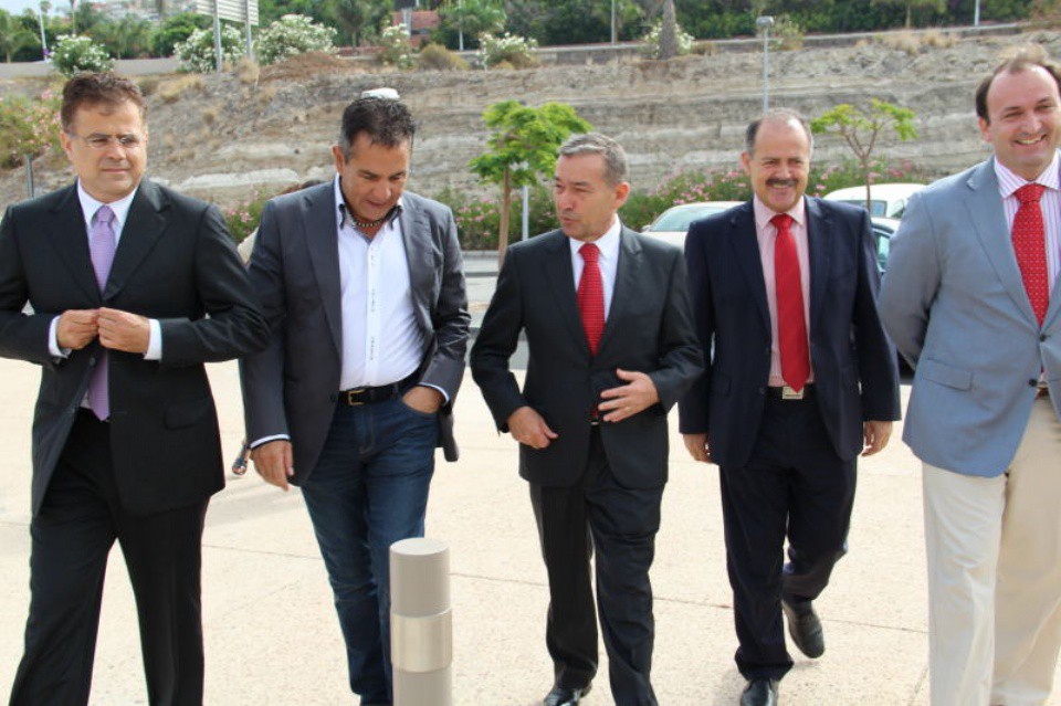El alcalde de Adeje y el presidente del Gobierno Canario