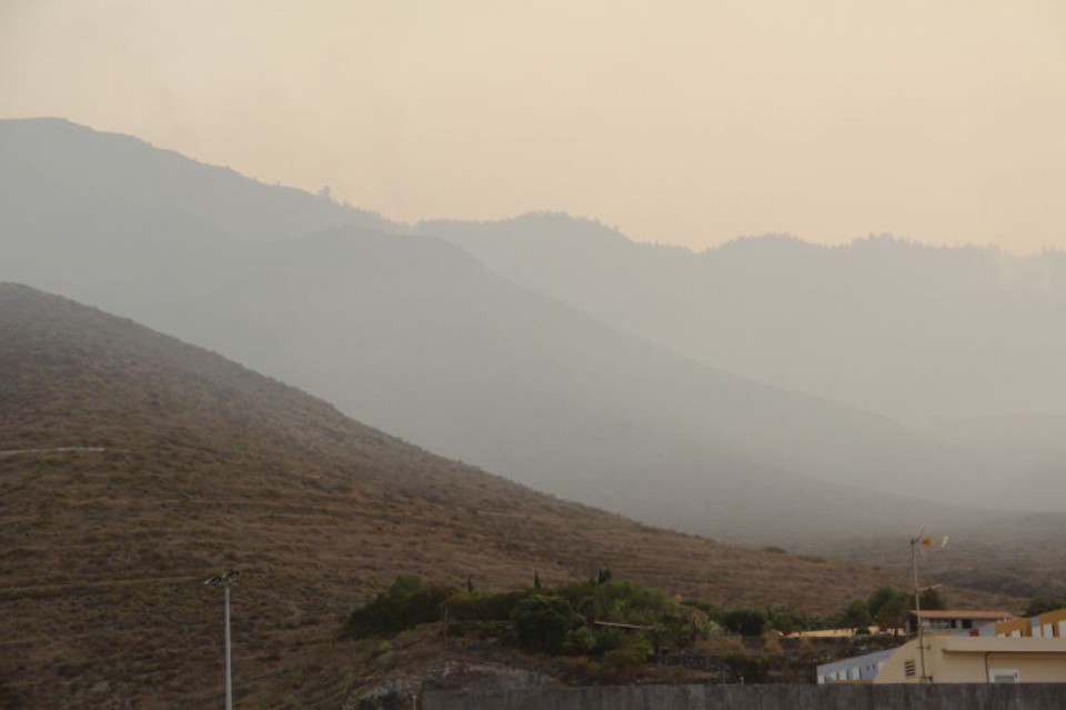 El humo llega a los núcleos poblacionales