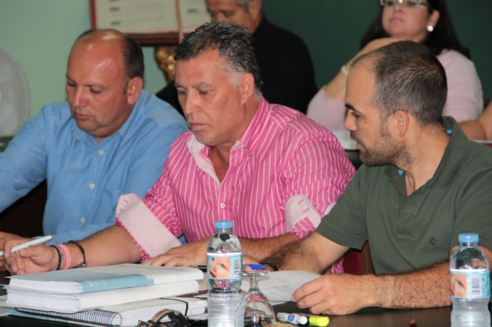 Andrés Pérez Ramos en una sesión plenaria