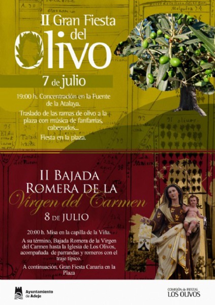 Segunda edición de la Fiesta del Olivo y Bajada Romera de la Virgen del Carmen 