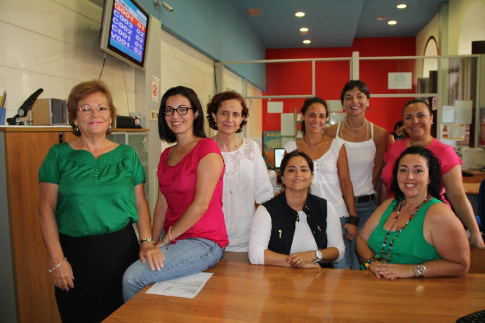 Equipo de trabajo de la Oficina de Atención al Ciudadano de Adeje