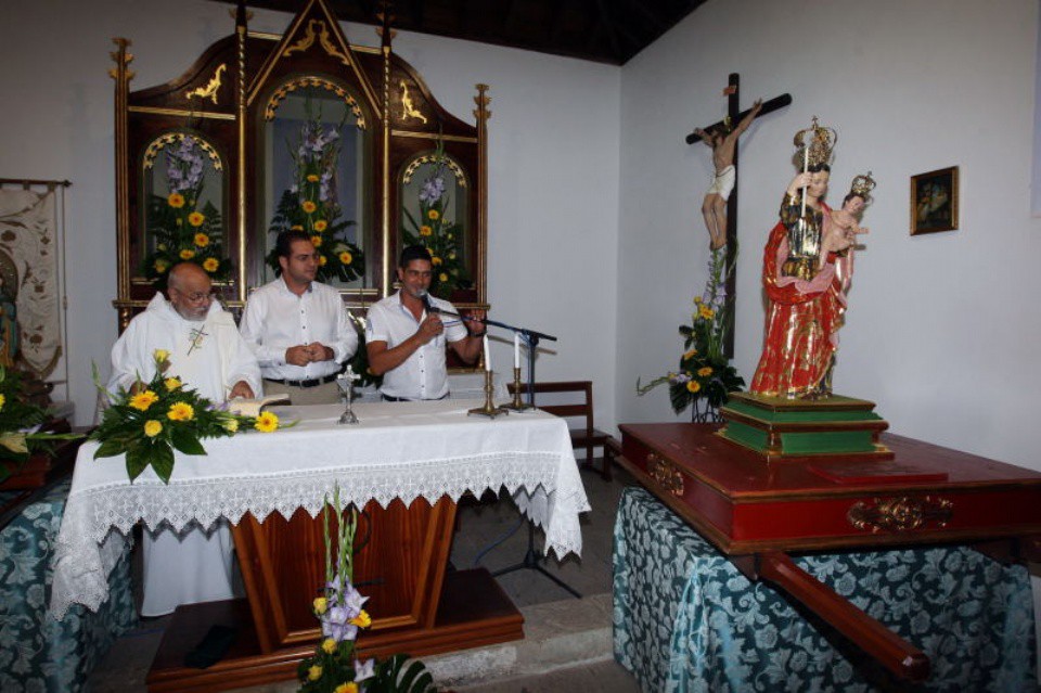 Los concejales de Adeje explican la restauración de la imagen
