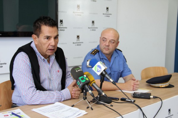 La Policía Local de Adeje realizó más de diecisiete mil actuaciones en 2012