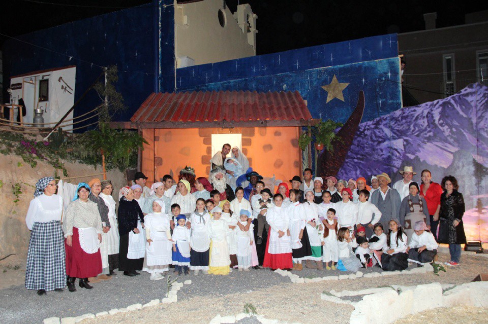Tijoco – La Hoya representó un Belén viviente con matices canarios 