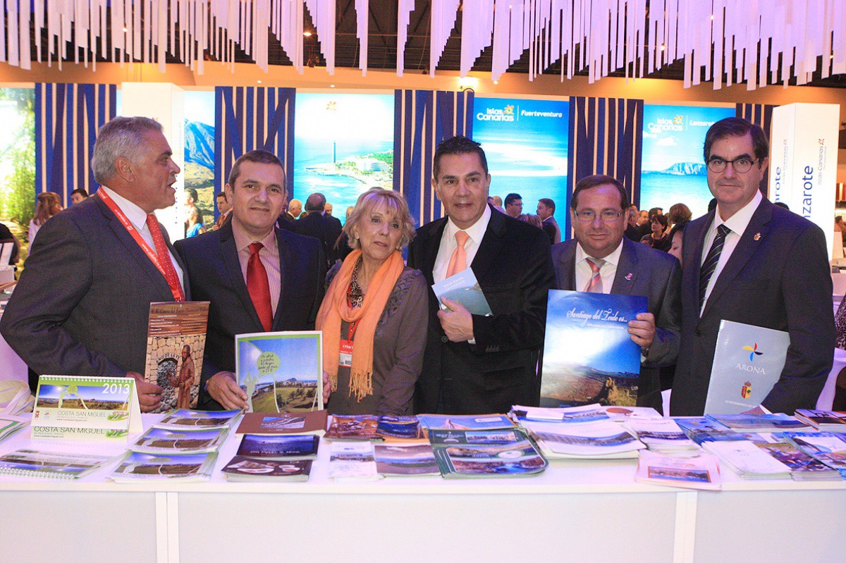 El alcalde de Adeje en FITUR
