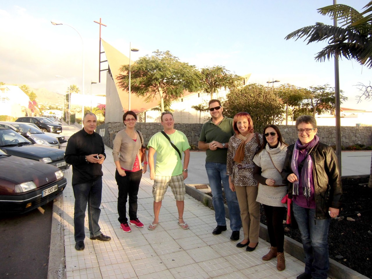 Visita de los concejales al barrio