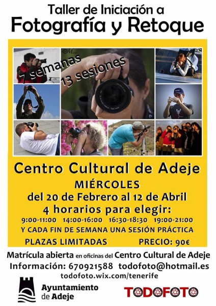 La UPA y TODOFOTO ponen en marcha dos talleres de iniciación de fotografía y video