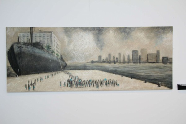 Sánchez Lezcano muestra su obra pictórica en al Sala de Exposiciones del Centro Cultural de Adeje