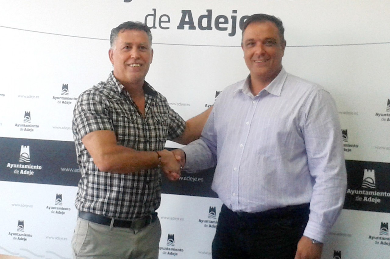El concejal junto al presidente de Fitapa