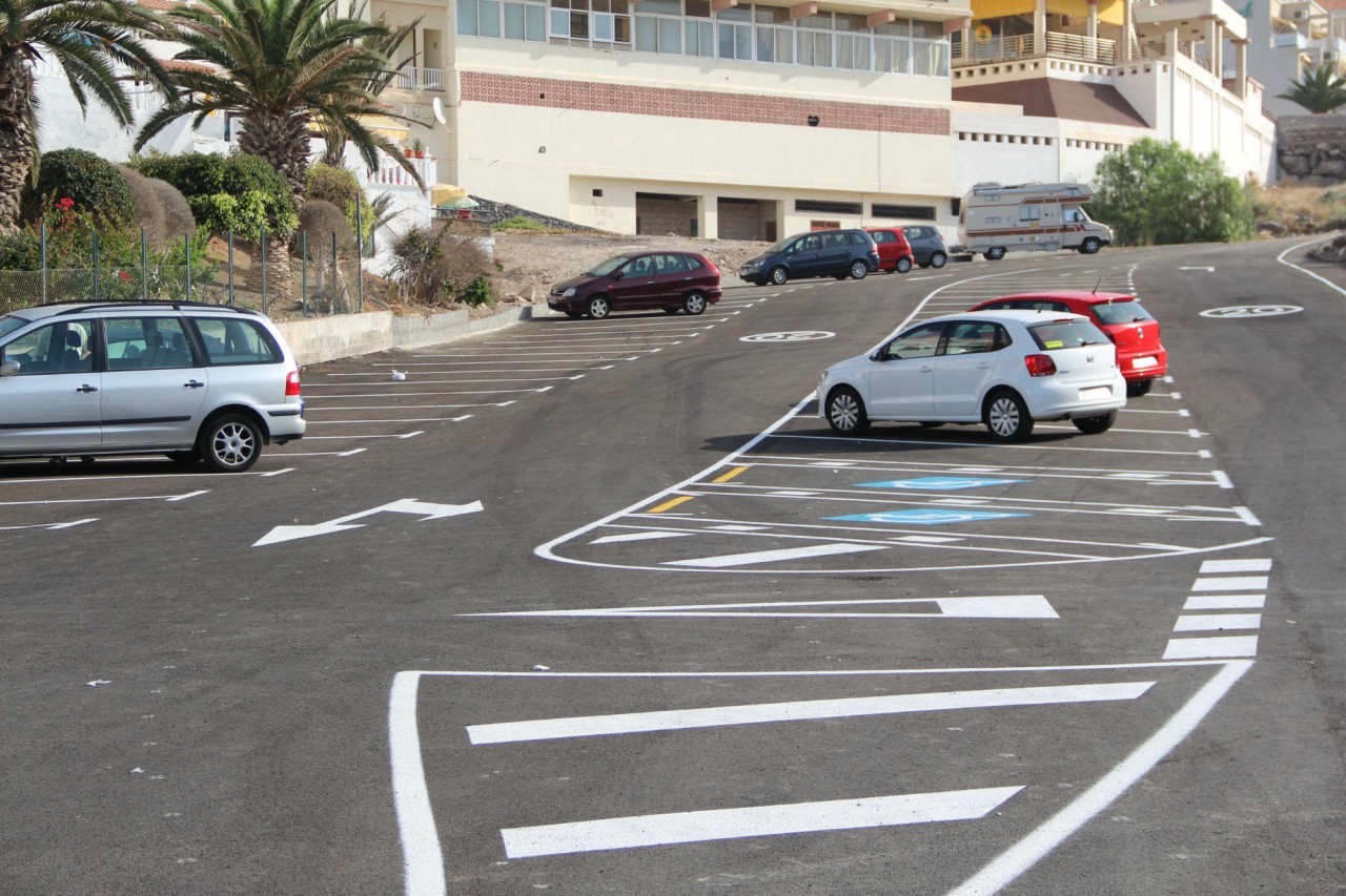Nuevops aparcamientos en Callao Salvaje, aledaños a la playa de Ajabo