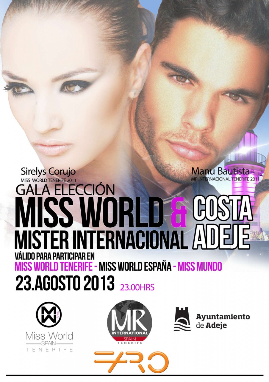 Este viernes 23 de agosto se elegirá a Miss y Mister Costa Adeje