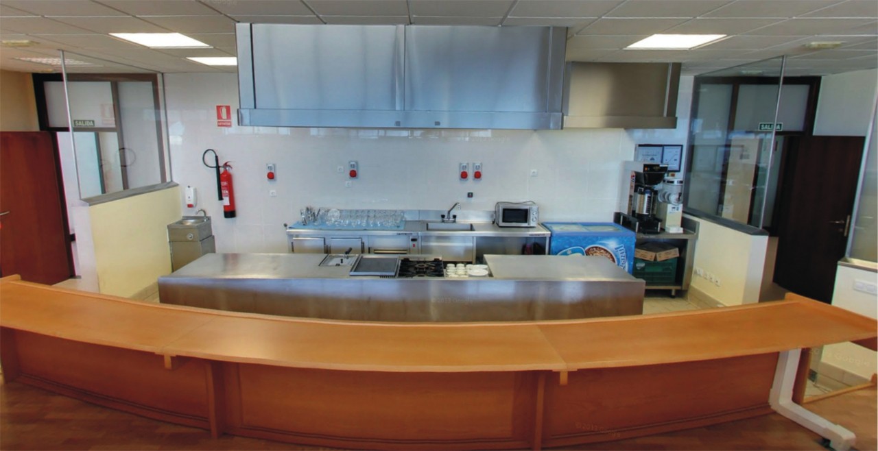 Sala de formación gastronómica en el CDTCA