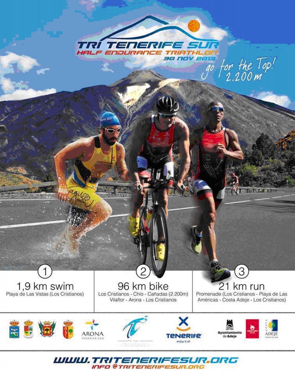 Adeje colabora con el "Triatlón Tri Tenerife Sur"