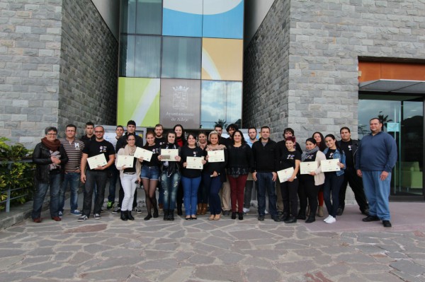 Los 20 jóvenes de la escuela taller 