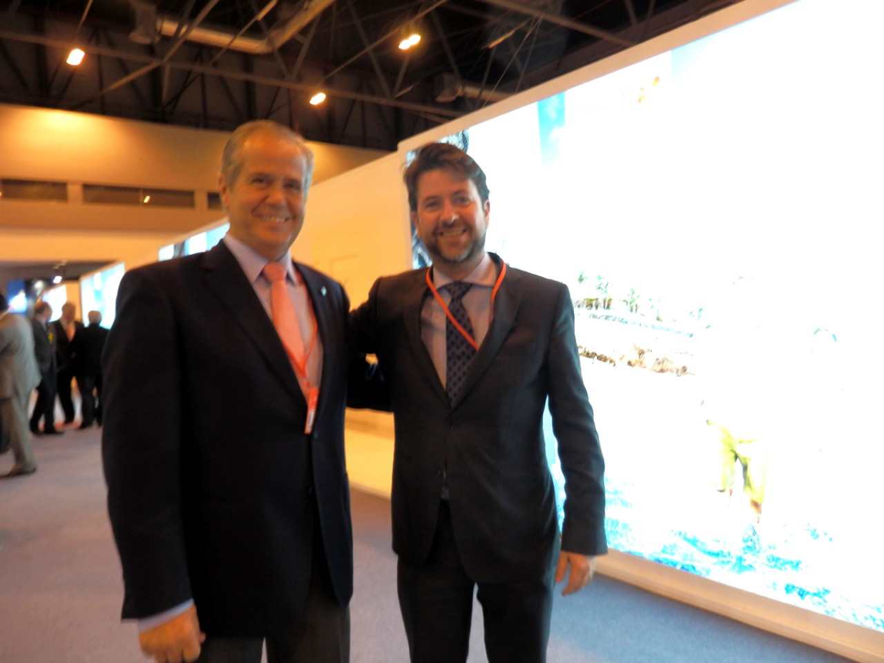 El concejal de Adeje junto al presidente del Cabildo en Fitur