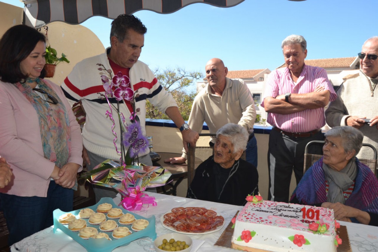 La adejera Carmen Urbano Clemente celebró 101 años de vida