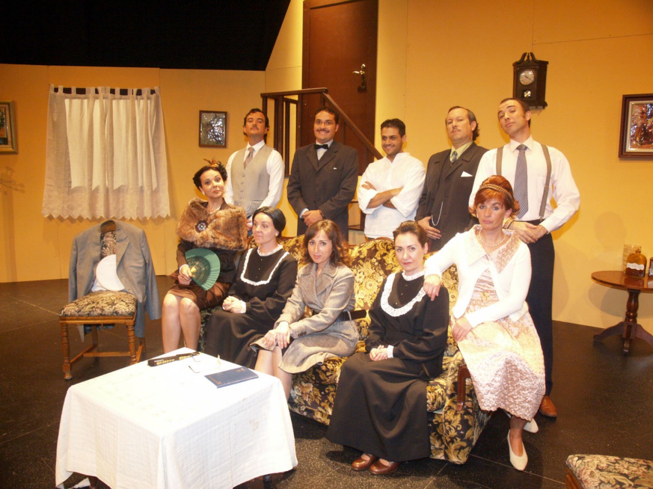 Grupo de la Escuela Municipal de teatro de Adeje. Teatro UPA.