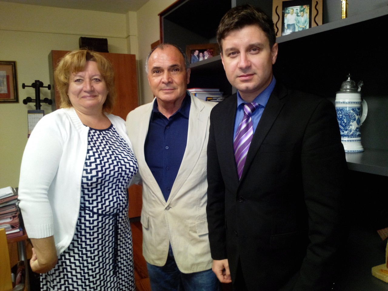 El diputado Aurelian Mihai, del Parlamento Rumano por Europa Occidental, visitó Adeje