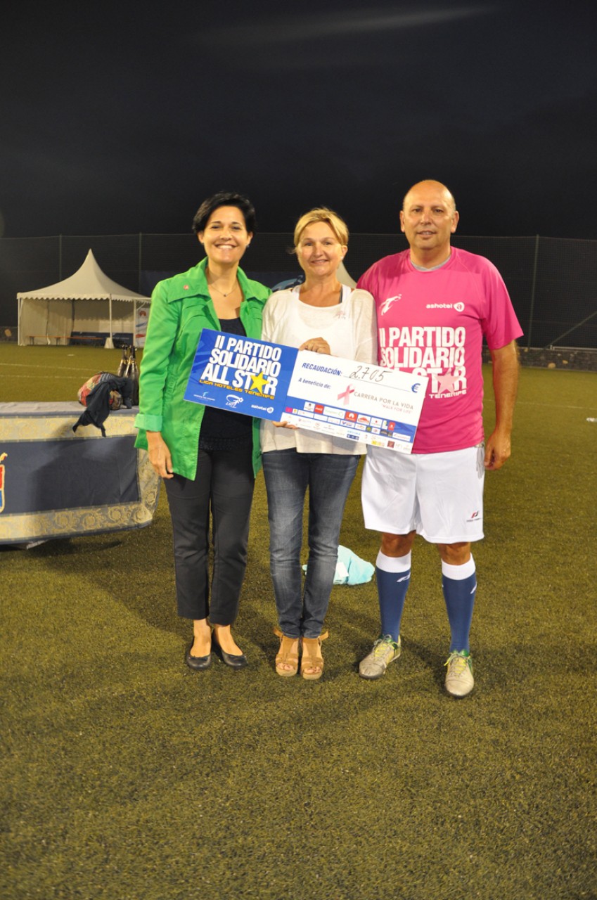 El II Partido Solidario de Fútbol ‘All Star’ contribuye a la lucha contra el cáncer de mama