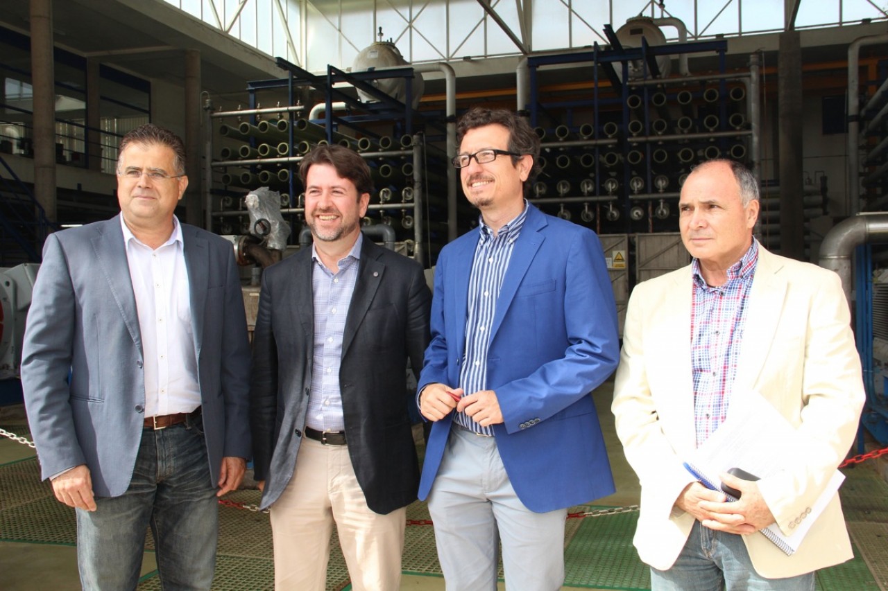 (de izq. a der.) Antonio Sosa, Carlos Alonso, Jesús Morales y Gonzalo Delgado Díaz