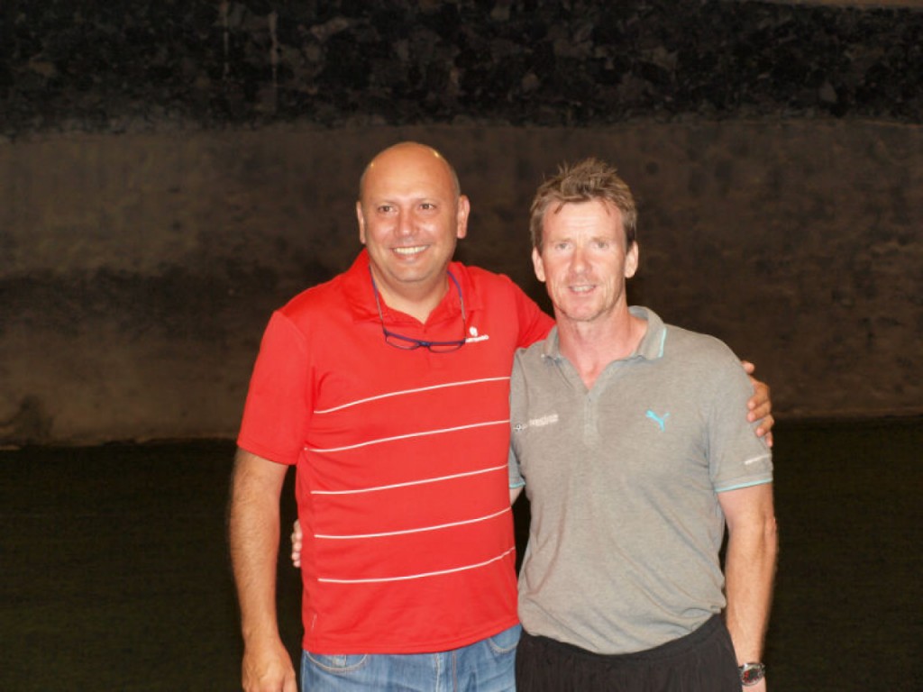 Adolfo Alonso con Martin Tierney