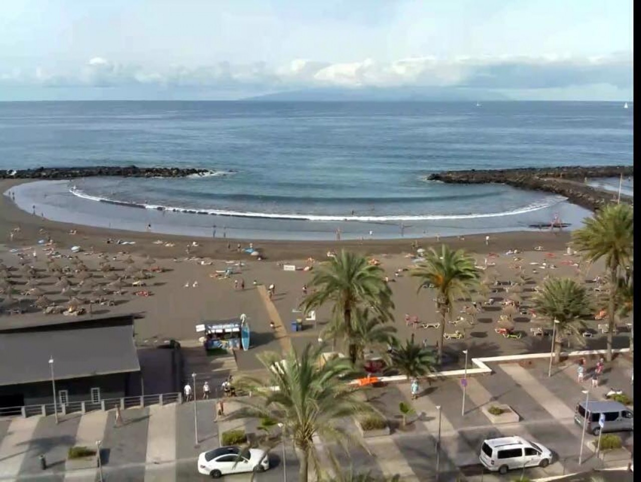 Esta es la imagen que se puede observar desde la webcam de troya