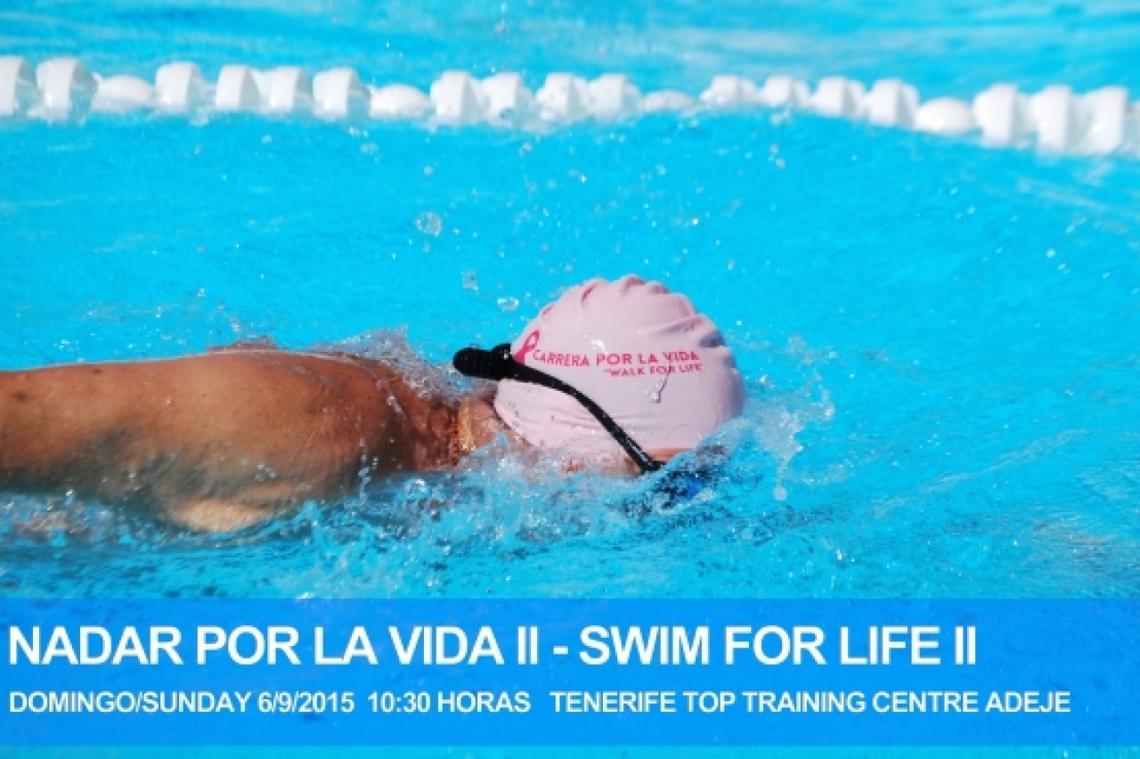 "Nadar por la vida/swim for life" se llevará a cabo este domingo