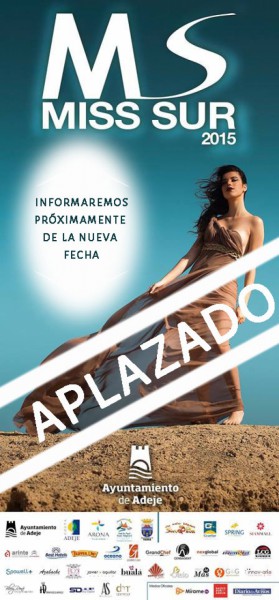 Aplazado el certamen Miss Sur ante la alerta de lluvia y viento
