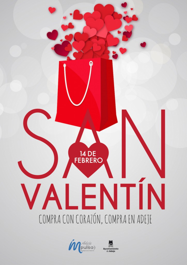 Adeje inicia una campaña de dinamización comercial con motivo del Día de San Valentín