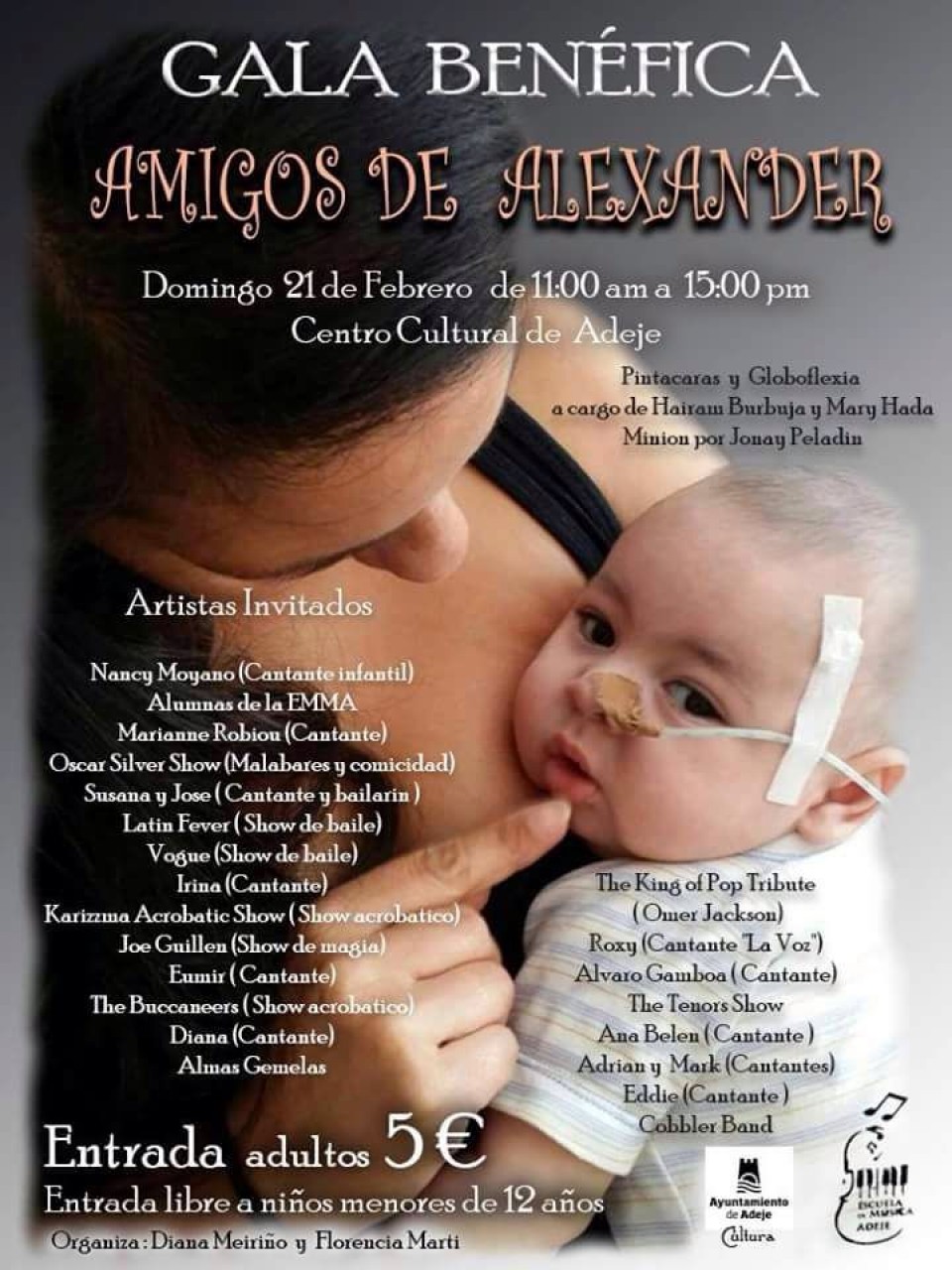 Este domingo, súmate a la gala benéfica "Amigos de Alexander"