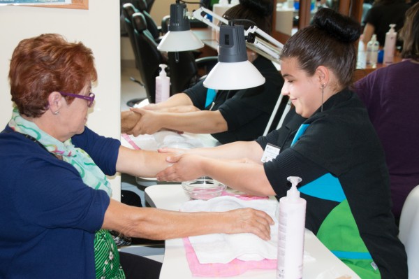 Las alumnas del programa de empleo 
