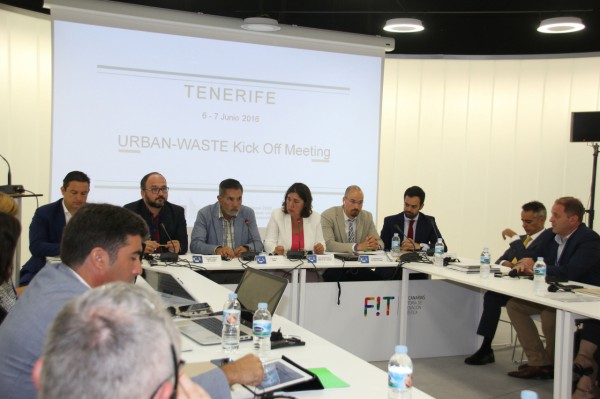 Adeje acoge las jornadas del proyecto europeo URBAN-WASTE, destinado a mejorar la gestión de los residuos en las zonas turísticas