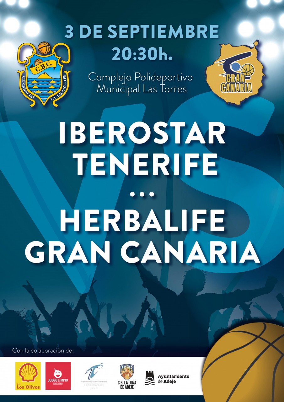 El lunes se ponen a la venta las entradas para el primer partido de pretemporada de Iberostar Tenerife y Herbalife Gran Canaria 