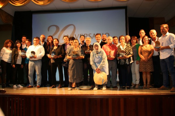 La Asociación de la Comarca Chasna-Isora celebra su 20 aniversario con una entrega de Premios