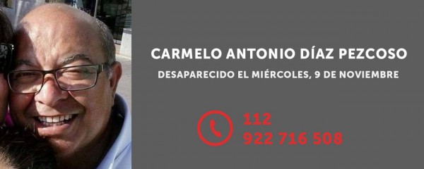 COMUNICADO -  Desaparición de un vecino de Adeje