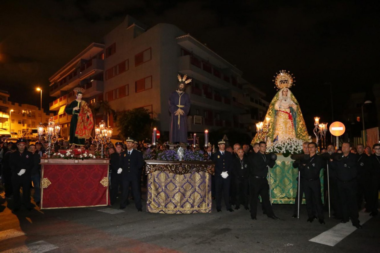 El Cristo de Las Penas de Adeje sale en procesión por primera vez el Lunes Santo