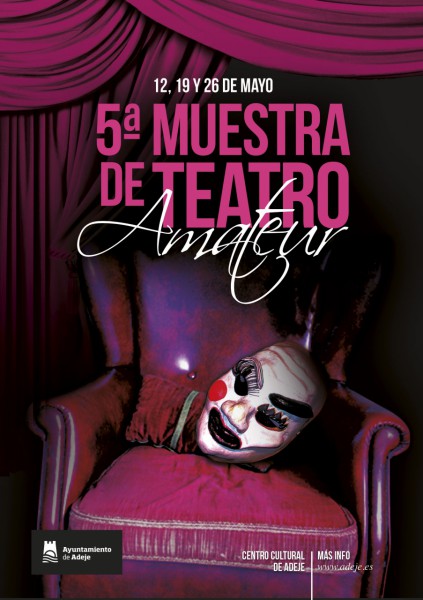 La V Muestra de Teatro Amateur de Adeje se desarrollará a lo largo del mes de mayo