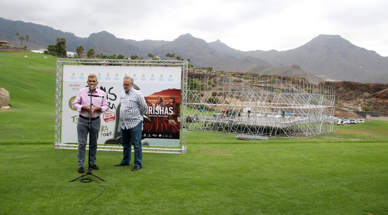 EL ALCALDE DE ADEJE CONSIDERA QUE EL CONCIERTO DE JUAN LUIS GUERRA Y ORISHAS POTENCIA LA MARCA ADEJE