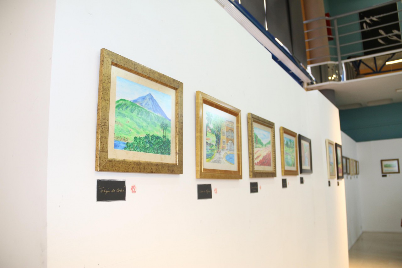  El paisaje colorista queda reflejado en la exposición ''Mar y Lava''