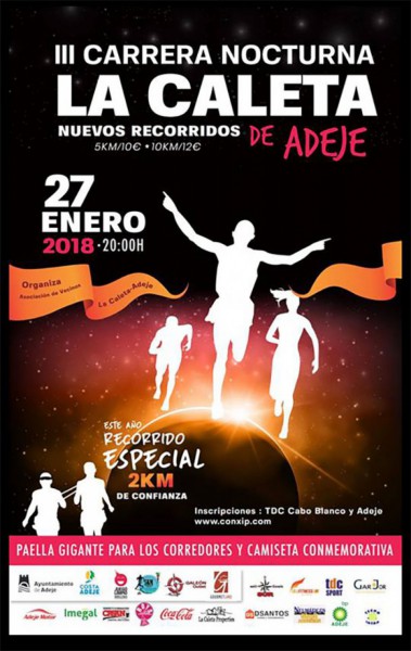  La Caleta de Adeje se prepara para la tercera edición de la carrera nocturna