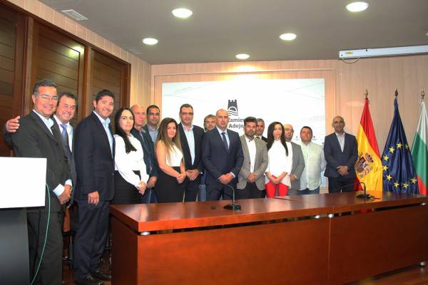 Una delegación del municipio búlgaro de Nessebar visita Adeje para conocer mejor su modelo turístico y de convivencia