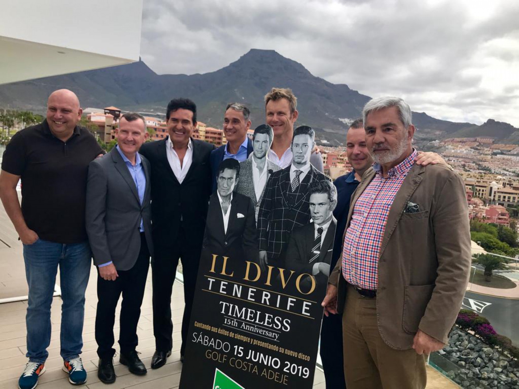 Carlos Marín y José Miguel Rodríguez Fraga presentan el concierto de Il Divo en Adeje
