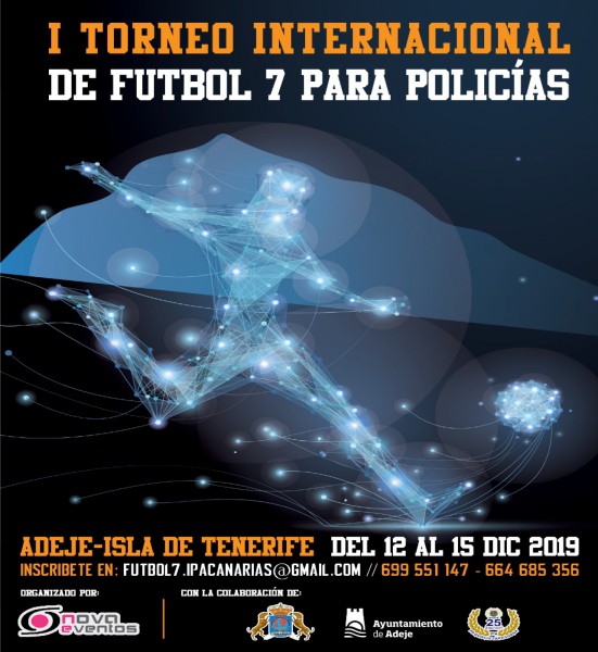 Adeje acogerá el primer torneo internacional de fútbol siete para policías
