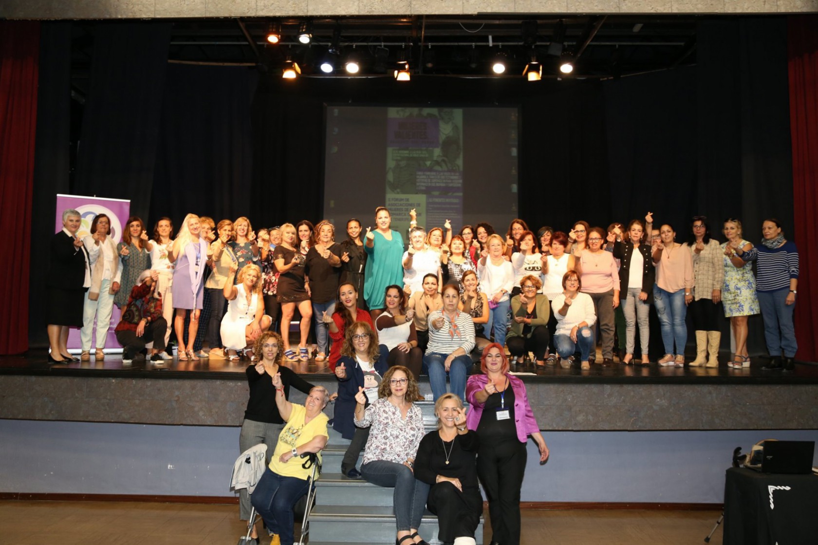 Los testimonios de las mujeres valientes centran el II Fórum de Asociaciones de Mujeres de la Comarca del Sur de Tenerife