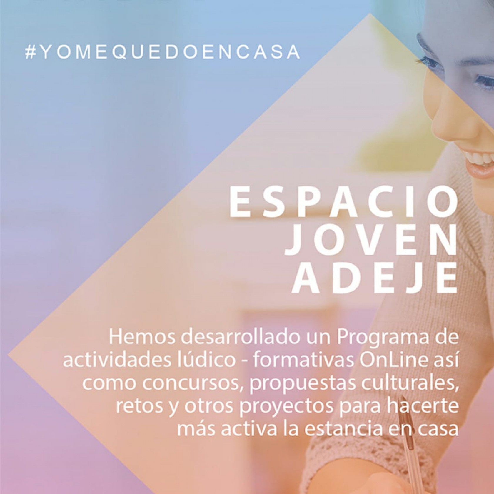 El Ayuntamiento activa el proyecto online "Adeje Espacio Joven #YoMeQuedoEnCasa"