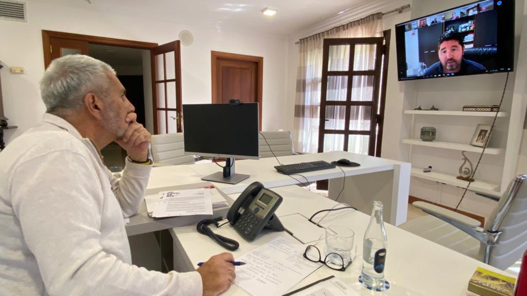 Rodríguez Fraga presenta al sector empresarial un directorio interactivo de PYMES abiertas durante el confinamiento