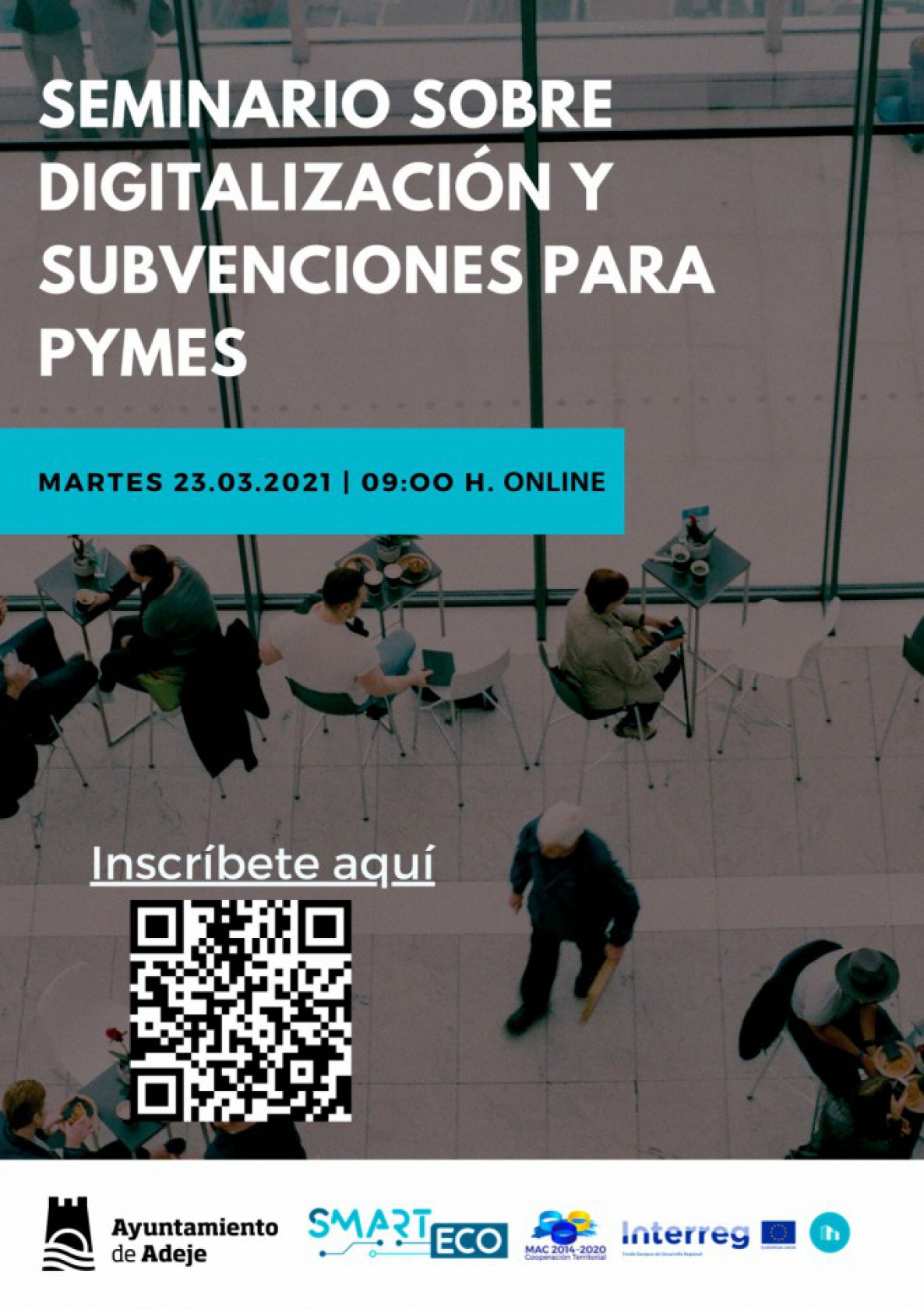 Las empresas adejeras podrán participar gratuitamente en el seminario sobre digitalización y subvenciones