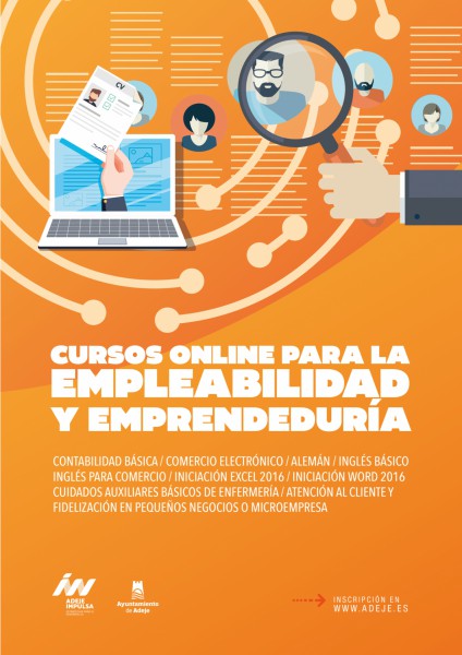 El Ayuntamiento impulsa cursos on line gratuitos para la mejora de la empleabilidad.